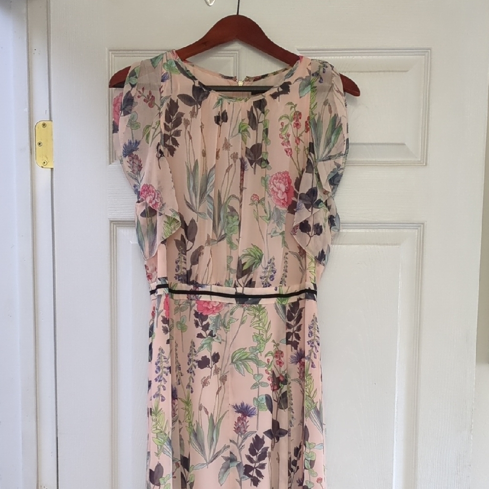 Floral Chiffon Dress